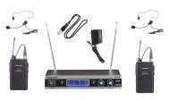 GTD Audio 2 Channel VHF Headset Wireless Microphone V-28L