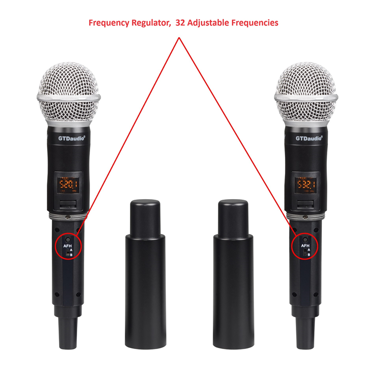  MicrocKing Wireless Microphone System, UHF Cordless